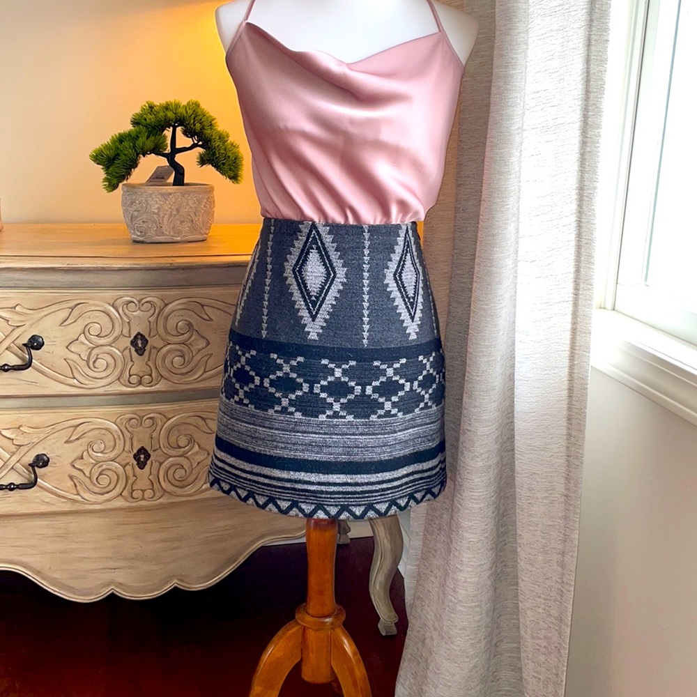 Warm mini skirt size 8